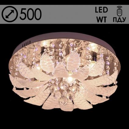 Люстра 55584/500 CR хром 5х40W E14 LED-WT ПДУ d500 h250, 24